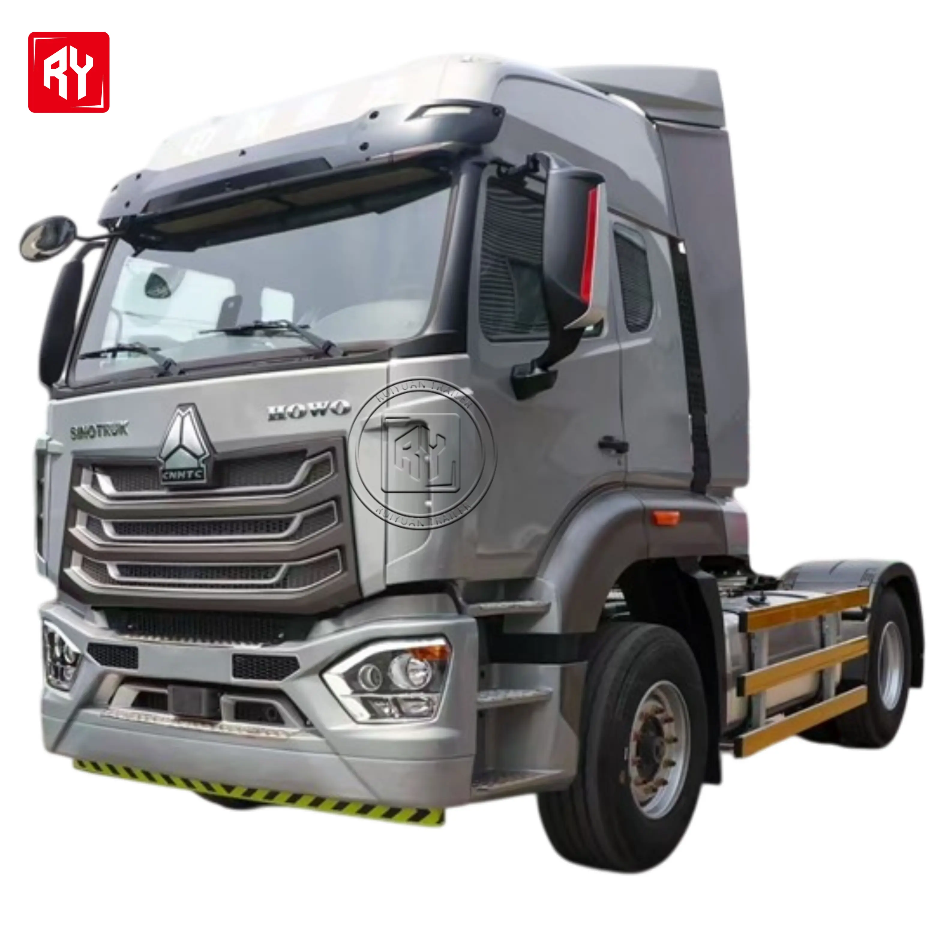 משומש Howo NX Tractor Head 371-420HP 4X 2 6 גלגל
